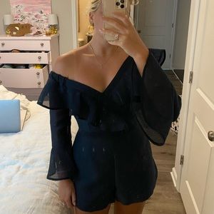 C/MEO navy romper